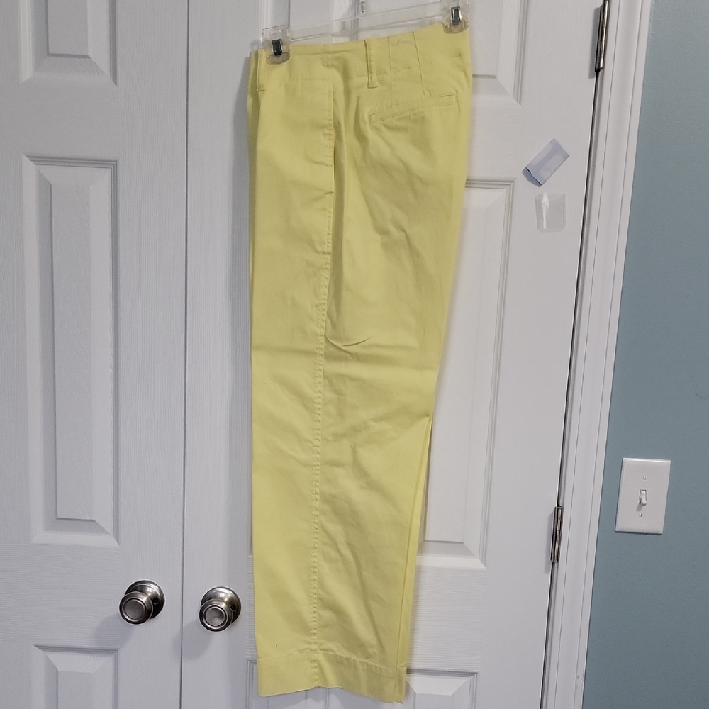 Nwot TALBOTS Womens Trouser Yellow Pant